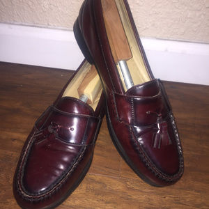 G.H. Bass Burgundy 10 1/2 Tassel Loafers